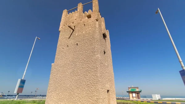 Příjezd Ulicích Ajman Timelapse Hyperlapse Noční Době Světly Ajman Hlavním — Stock fotografie