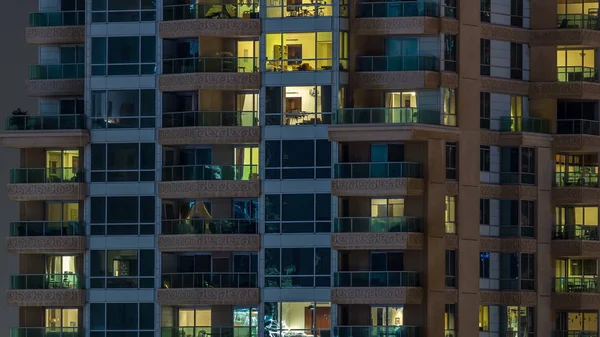 Dubai Verenigde Arabische Emiraten Circa Maart 2018 Schilderachtige Gloeiende Ramen — Stockfoto