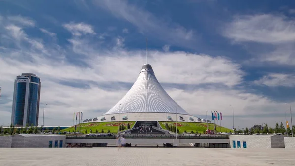 Astana Kazakhstan Julio 2016 Khan Shatyr Hiperlapso Lapso Tiempo Astana —  Fotos de Stock