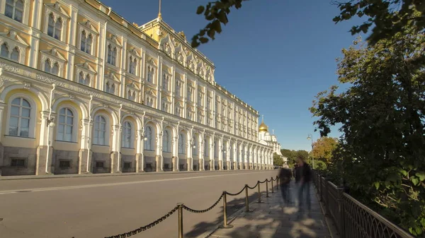 俄罗斯莫斯科大克里姆林宫建成从 1837 1849 由建筑师下的康斯坦丁 索恩游戏中时光倒流 Hyperlapse 管理团队设计 — 图库照片