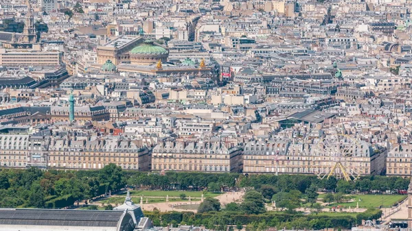 Paris Yukarıdaki Ufuk Çizgisi Zaman Çizelgesinden Görünüyor Avrupa Megapolis Garnier — Stok fotoğraf