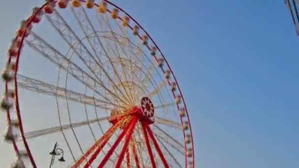 Gorky Central Park of Culture and Leisure in Kharkov timelapse hyperlapse, Ucrânia — Vídeo de Stock