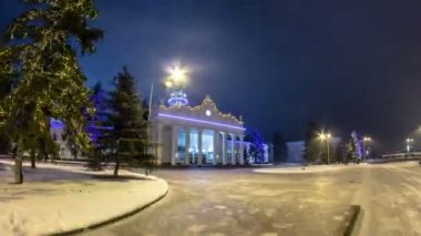 Eski terminal yenileme VIP bölge timelapse hyperlapse hizmet vermektedir sonra Harkiv Uluslararası Havaalanı