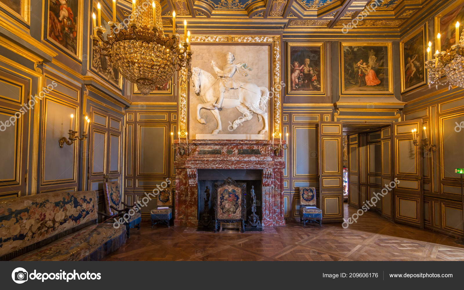 inside château de fontainebleau