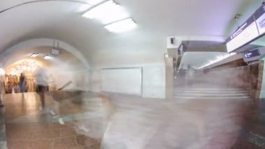 Harkov metro timelapse hyperlapse Metro istasyonları arasında aktarım