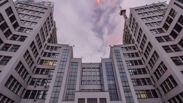 Devlet Sanayi Binası (Sanayi Palace) veya Gosprom timelapse hyperlapse inşaat sanatta 1926 yılında inşa edilmiş. Kharkov.