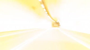 Gece sokakları timelapse hyperlapse drivelapse, hızlı hızlı sürücü.