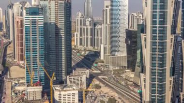 Jbr timelapse - Jumeirah Beach Residence Dubai, Suudi Arabistan, kumsalda gün batımı görünümü