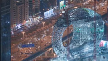 Dubai 'nin bir sonraki ikonik binası, Geleceğin Havacılık Müzesi' nin inşaat alanı..