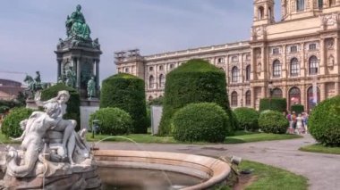 Avusturya Viyana 'daki İmparatoriçe Maria Theresia Anıtı Zaman ve Sanat Tarihi Müzesi.