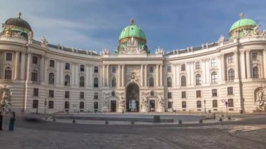 Avusturya, Viyana 'da Hofburg Sarayı' nın zamanlaması aşırı hızlandı.