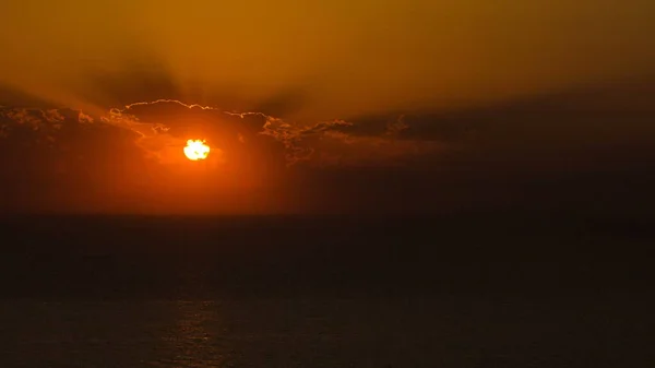 Aktau Stadt Ufer Des Kaspischen Meeres Bei Sonnenuntergang Luftaufnahme Von — Stockfoto