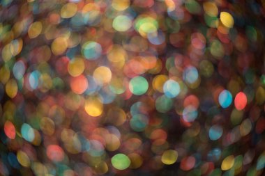 Renkli ışıklar ile renkli Mevsimlik arka plan