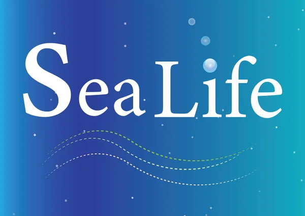 Deniz yaşam türü arka plan tasarım