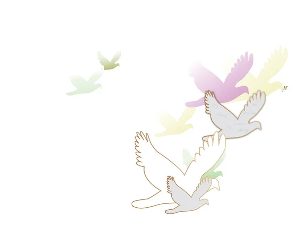Ücretsiz tasarım uçan güvercinler