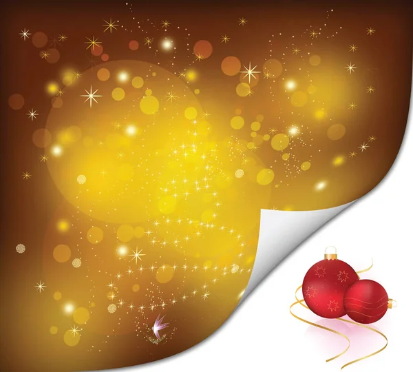 Christmas Golden Background Sparkles — Stock Photo, Image