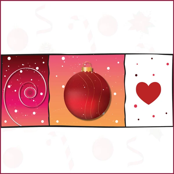 Red Ribbon Christmas Tree — Stock Photo, Image