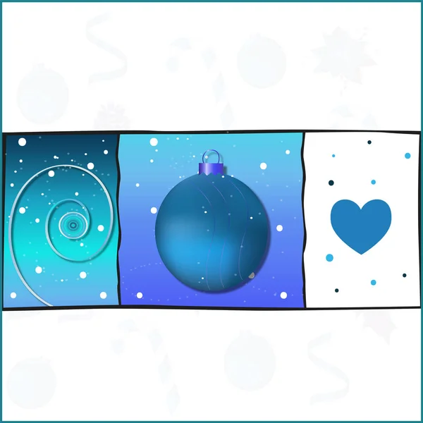 Noel mavi tri-tasarım 