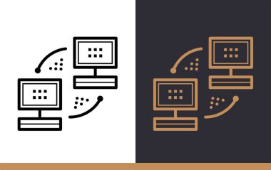 Baskı, Web sitesi ve sunumu için uygundur.