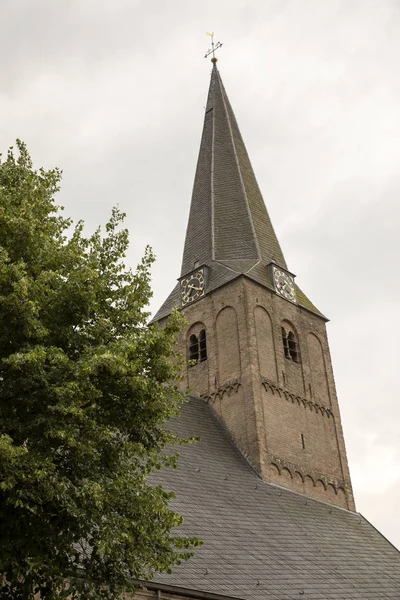Weergave Van Kerk Toren Van Epe Nederland — Stockfoto