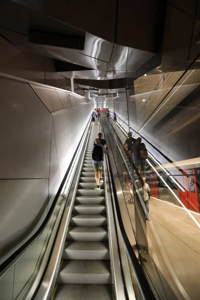 Amsterdam Nederland Juli 2018 Opening Van Metro Noord Zuidlijn — Stockfoto