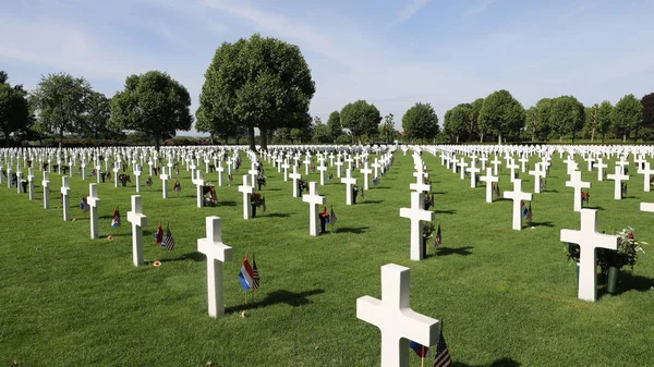 Amerikaanse Oorlogskerkhof Margraten Nederland — Stockfoto