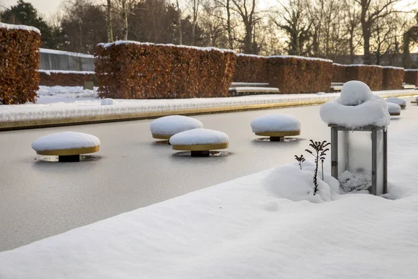 Municipal Cemetery Amsterdam Wintertime Netherlands — Stock Photo, Image