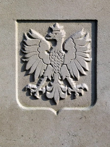 Polish Forces Symbol Monument Municipal Cemetery Amsterdam Netherlands — Stock Photo, Image