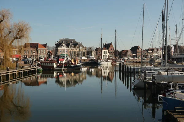 Enkhuizen Ist Eine Gemeinde Und Stadt Den Niederlanden Der Provinz — Stockfoto