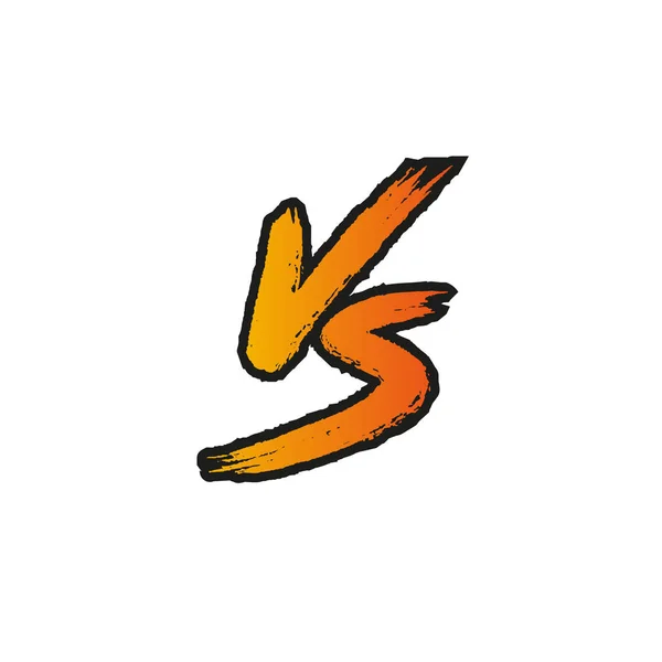 VS. Versus letter logo. Battle vs match, game Stock Vector by ©4zeva 345718194