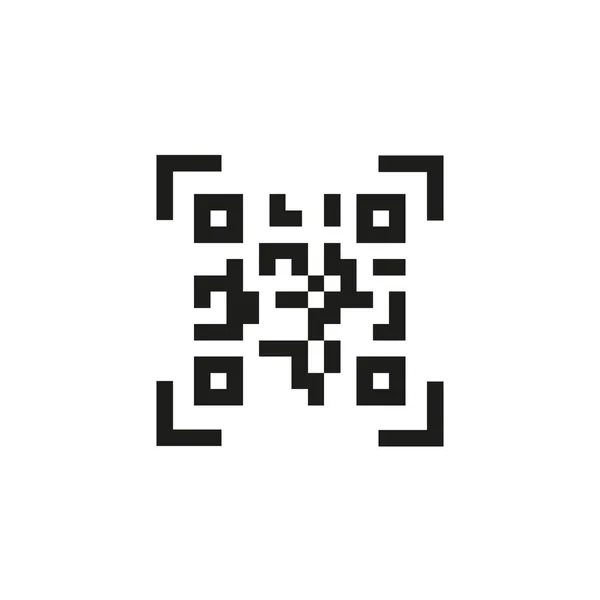 Muestra Código Vectorial Para Escanear Teléfonos Inteligentes — Archivo Imágenes Vectoriales