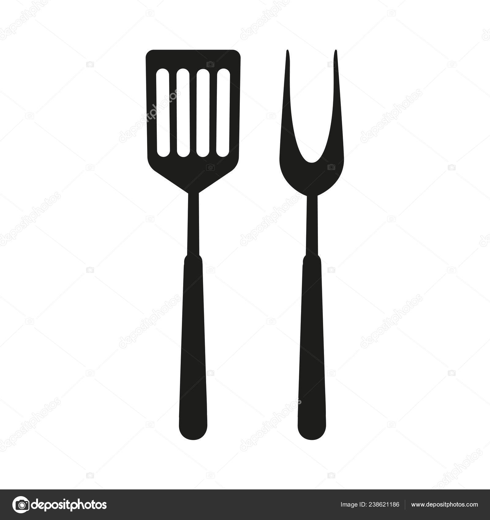 Bbq Grill Tools Icon Vector Illustration Stock Vector by ©4zeva ...