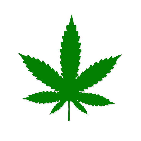 Cannabis sign icon. Vector icon