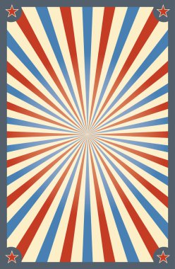 Vintage sirk arka plan için bir poster