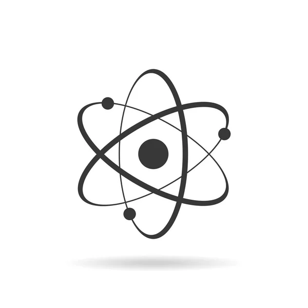 Simge Yapısı Atom Çekirdeği Atom Proton Nötron Elektronların — Stok Vektör