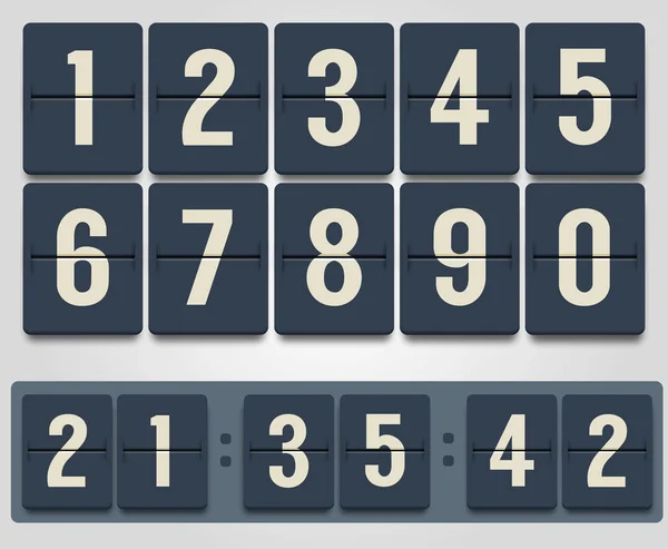 Διαφορετικούς Αριθμούς Ρολόι Εικονογράφηση Διάνυσμα — Διανυσματικό Αρχείο
