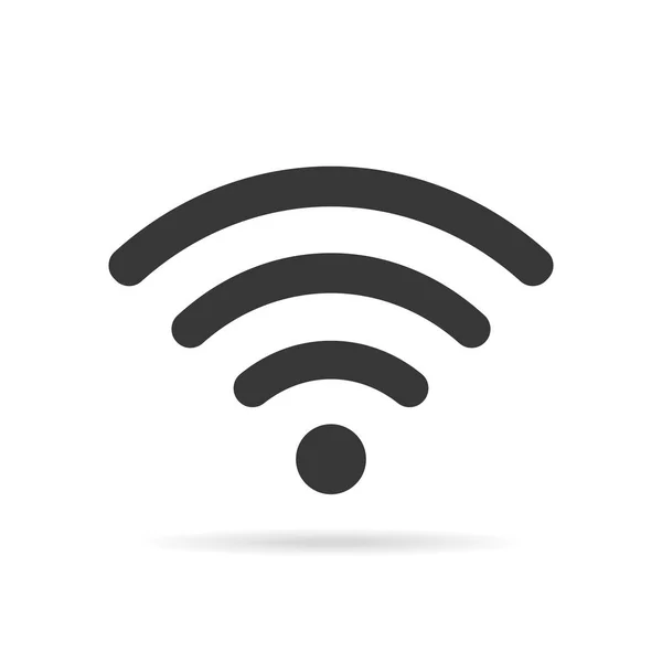 Wifi Icône Art Fond — Image vectorielle