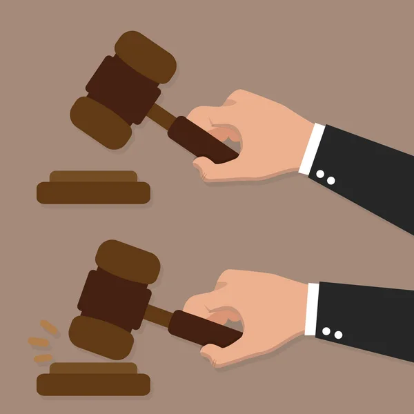 法律和正义的象征 概念法 — 图库矢量图片