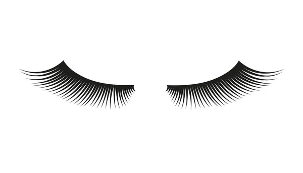 False Eyelashes Vector Element — Stock Vector