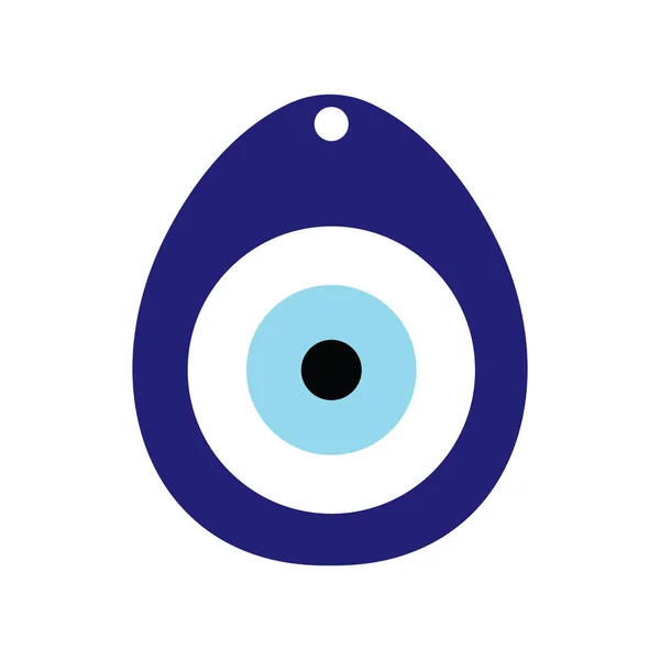 Vector Griego Del Mal Ojo Símbolo Icono Protección — Vector de stock