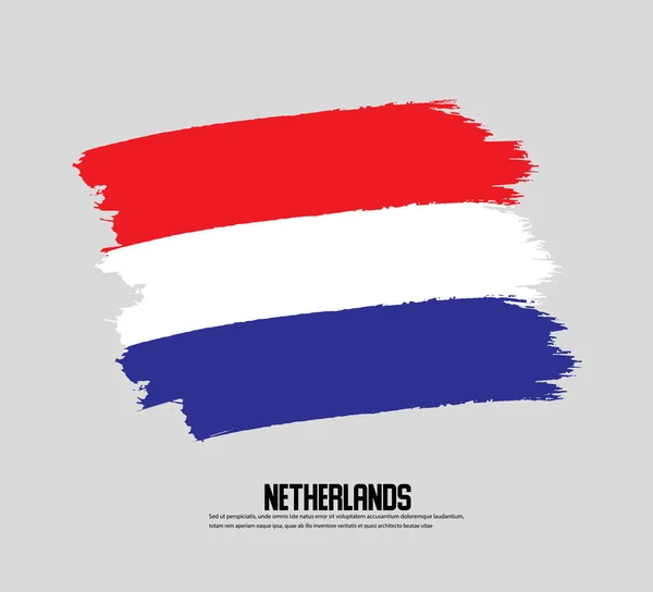 Vector Bandera Holanda — Vector de stock