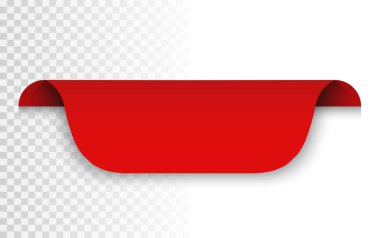 Kırmızı Web şeritler, vektör çizim