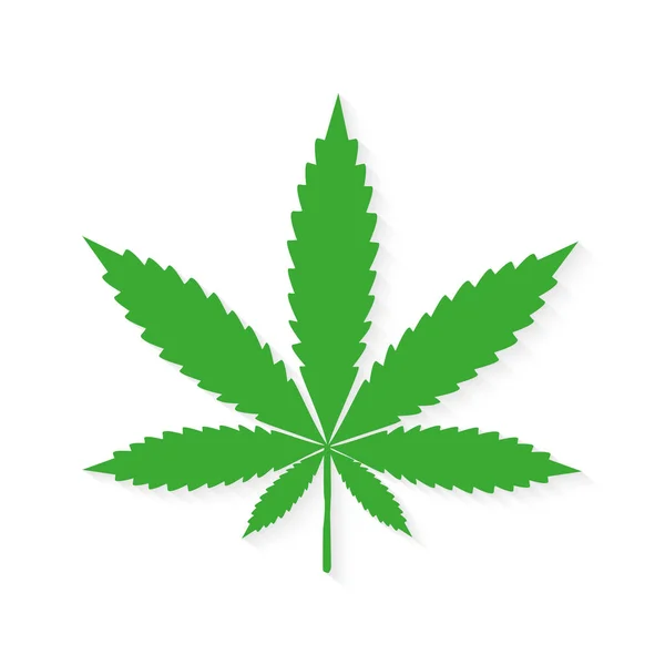 Cannabis tanda ikon. ikon konsep ilustrasi vektor - Stok Vektor
