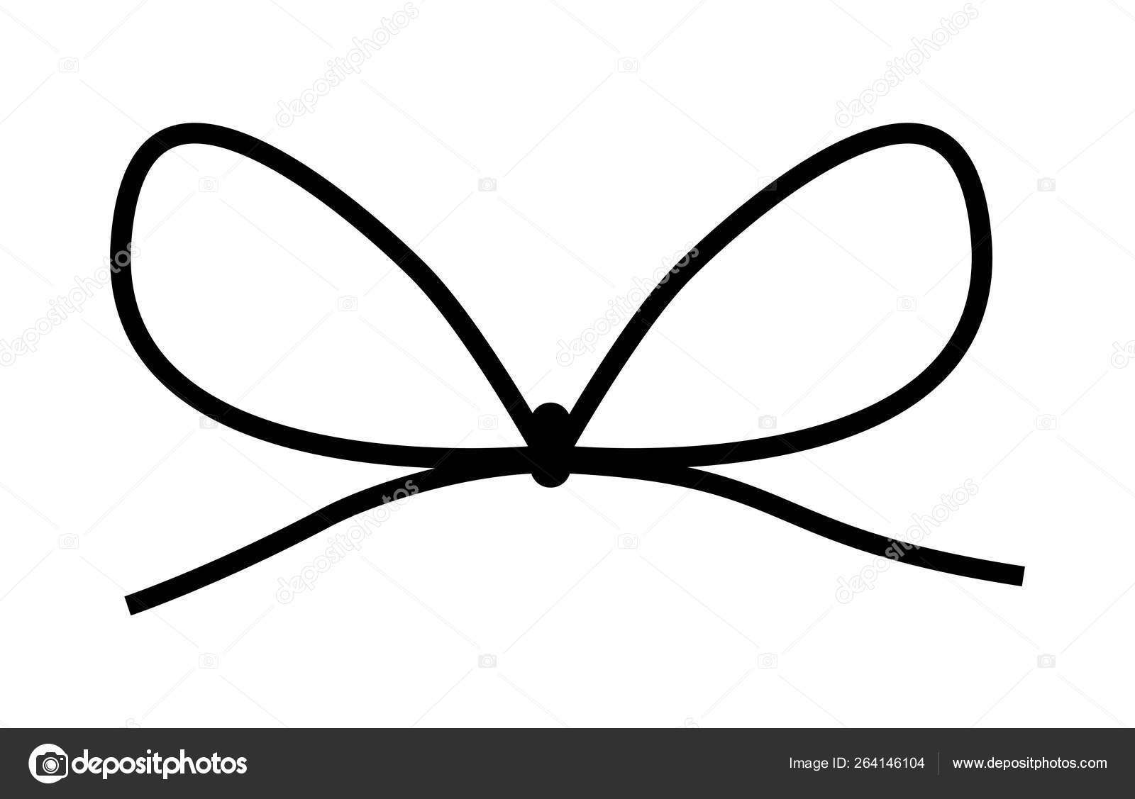 images Silhouette Gift Ribbon Vector black gift bow silhouette icon vector illustration vector image by c 4zeva vector stock 264146104