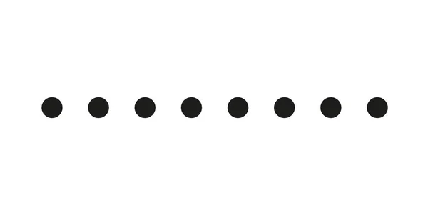Línea punteada vector de forma simple — Archivo Imágenes Vectoriales