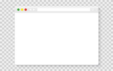Basit tarayıcı penceresi. Tarayıcı simgesi