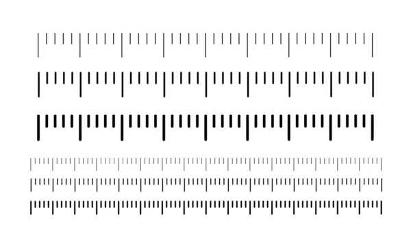 Scala di misura, markup per i governanti. Icona illustrazione vettoriale — Vettoriale Stock