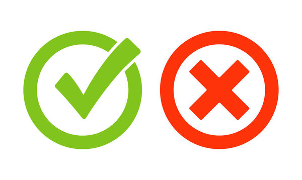 отметьте значок. векторная иллюстрация