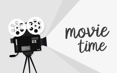 Film zamanı kavramı. Sinema afiş tasarımı