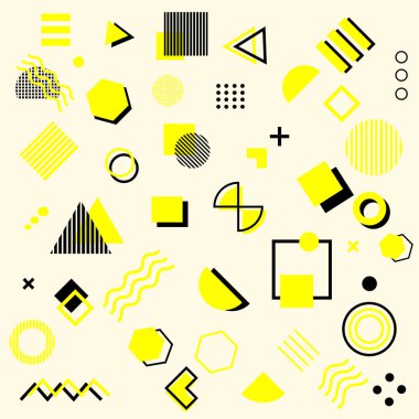 Soyut ve modaya uygun modern geometrik arka plan. Vektör arkaplanı